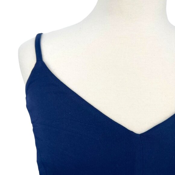 Market & Spruce Strappy Classic Sleeveless Maxi Dress Navy Blue Size 1X NWT - Picture 3 of 9